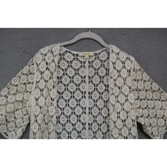 Rebellion Again Crochet Fringed Topper-XS-Cottagecore-Boho-Beachy-Cover-Up - Picture 4 of 10